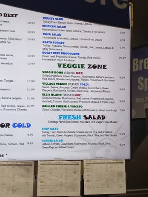 Menu photo 1 Deli Zone Centennial, CO Menu photo 1 Deli Zone Centennial, CO