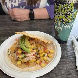 Shrimp Ceviche Tostada