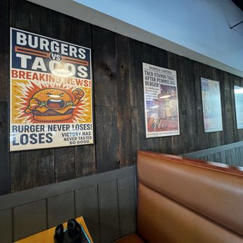 Burgers vs Tacos - Decir - Burgers Near Me - San Antonio, Texas