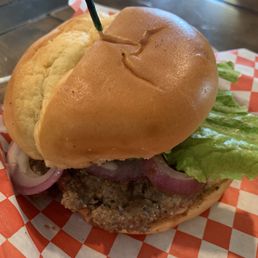 Double Swiss burger