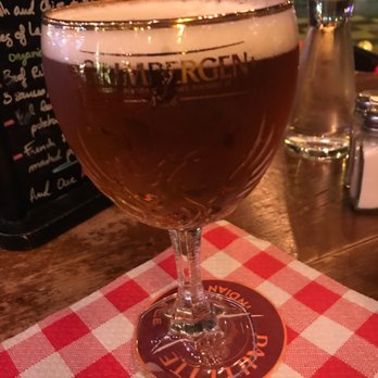 Chez Félicie - One great way to reduce the number of beers you drink: a massive Grimbergen for only 8.80€! - French Near Me - Paris, 75 Chez Félicie - One great way to reduce the number of beers you drink: a massive Grimbergen for only 8.80€! - French Near Me - Paris, 75
