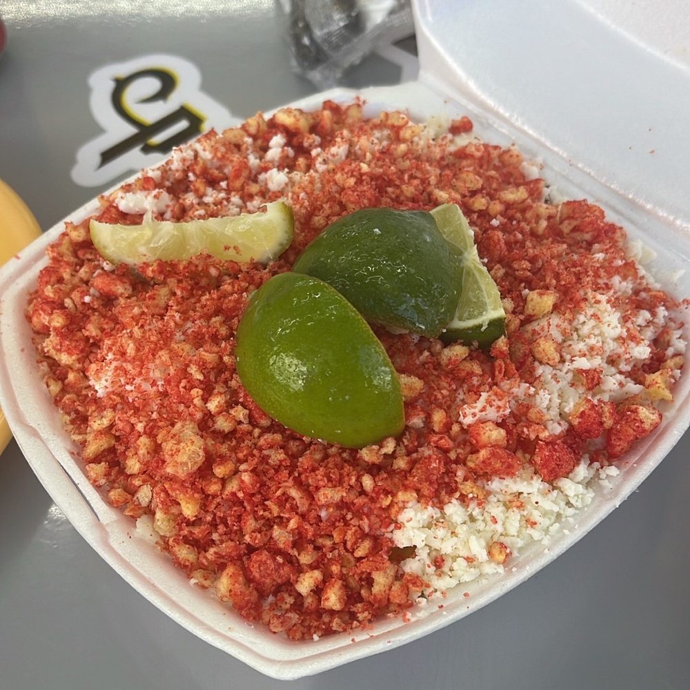 Esquite with Hot Cheetos Esquite with Hot Cheetos