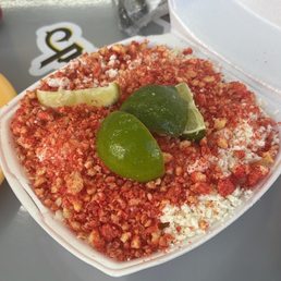 Esquite with Hot Cheetos Esquite with Hot Cheetos