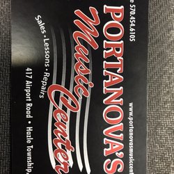 Portanova's Music Center - Business Card