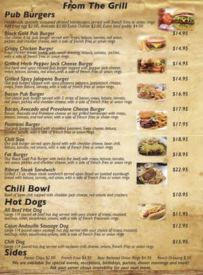 Menu photo 3 Black Gold Brewing Company Taft, CA