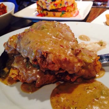 Bosscat Kitchen & Libations - Fruity pebbles french toast excellent chicken fried steak just ok - New American Near Me - Irvine, California