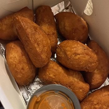 M Express Kitchen - Thai Donut Sweet Thai Tea Custard Desert Dip Extra - Asian Fusion Near Me - Houston, Texas M Express Kitchen - Thai Donut Sweet Thai Tea Custard Desert Dip Extra - Asian Fusion Near Me - Houston, Texas