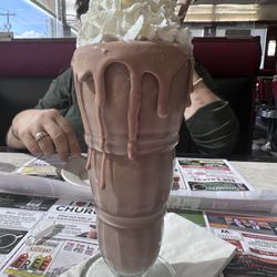 The New Berlin Diner - Chocolate milkshake!
