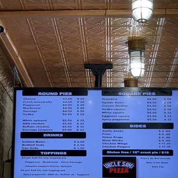 Uncle Sam's Pizza - Menu - Pizza Near Me - New York, New York Uncle Sam's Pizza - Menu - Pizza Near Me - New York, New York