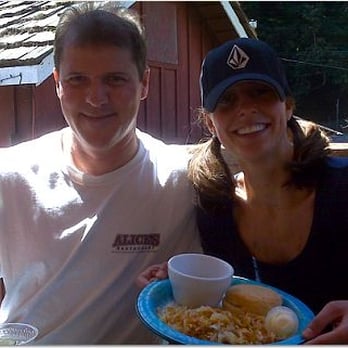 Alice's Restaurant - After muddy Skeggs ride, Andy the owner. - Diners Near Me - Woodside, California