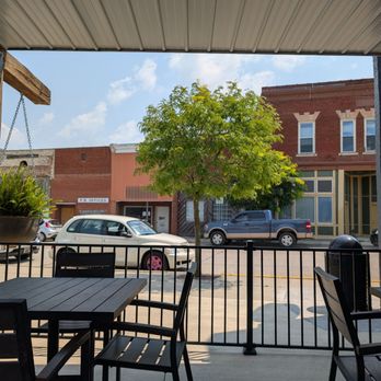 Hoosier Routes - Outside patio on the parking lot and the street - Seafood Near Me - Summitville, Indiana Hoosier Routes - Outside patio on the parking lot and the street - Seafood Near Me - Summitville, Indiana