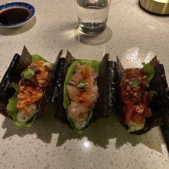 Norikase - Hand roll sampler :) - Sushi Bars Near Me - Jacksonville, Florida