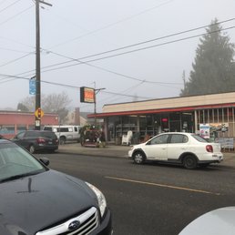 From outside. Corner of 43rd and Fremont