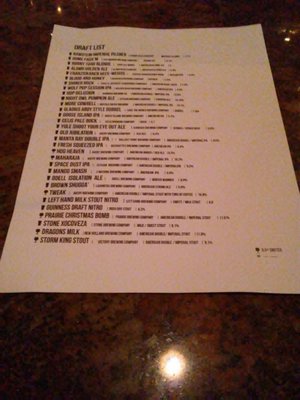 Menu photo 4 502 Bar San Antonio, TX
