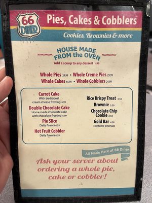 Menu photo 8 66 Diner Albuquerque, NM