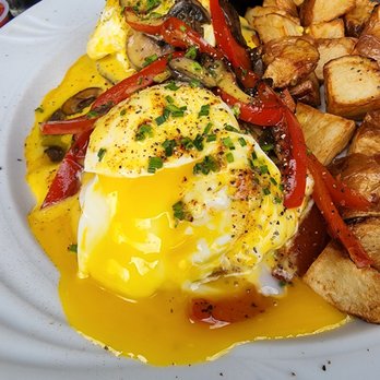 The Fireside Grill - Perfect poached egg! Look at that yolk run. - American Near Me - Beaverton, Oregon
