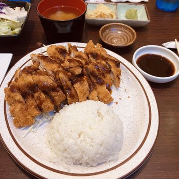 Ninja Sushi & Tofu - Chicken Katsu Entree w/ Miso Soup and Green Salad - Korean Near Me - San Bruno, California