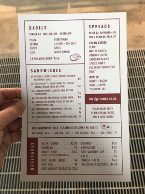 Menu photo 6 Benchwarmers Bagels And Coffee Raleigh, NC