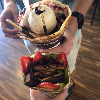 T-swirl Crepe - Ny blueberry 9. Blueberry New York Cheesecake Crepe and mini matcha truffle - Creperies Near Me - White Plains, New York T-swirl Crepe - Ny blueberry 9. Blueberry New York Cheesecake Crepe and mini matcha truffle - Creperies Near Me - White Plains, New York