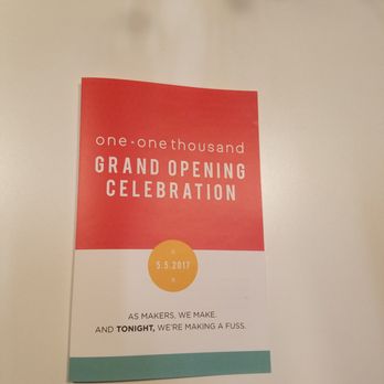 One-One Thousand - Grand Opening Celebration - Arts & Crafts Near Me - Madison, Wisconsin One-One Thousand - Grand Opening Celebration - Arts & Crafts Near Me - Madison, Wisconsin