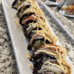 Cowboy Sushi - The Ninja Roll made with forbidden purple rice!