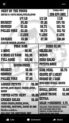 Menu photo 3 Lil' Mikes Smokin' BBQ Rigby, ID Menu photo 3 Lil' Mikes Smokin' BBQ Rigby, ID