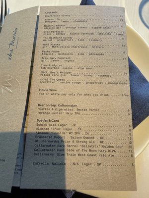 Menu photo 1 The Morris San Francisco, CA Menu photo 1 The Morris San Francisco, CA