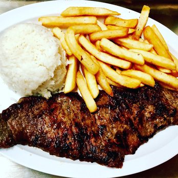El Rinconcito Latin Cafe - steak and french fries - Latin American Near Me - Miami, Florida