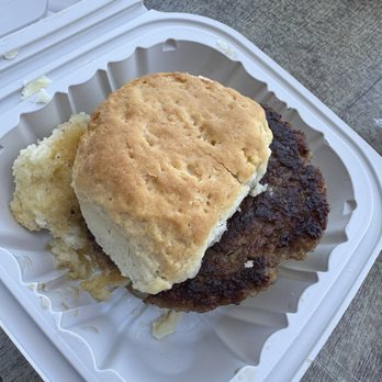 Butter+Milk Biscuit Bar - Ginger Friend, honey butter with sage sausage - Breakfast & Brunch Near Me - Visalia, California Butter+Milk Biscuit Bar - Ginger Friend, honey butter with sage sausage - Breakfast & Brunch Near Me - Visalia, California