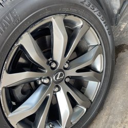 2 Brother's Car Wash - Rear damage to drivers side rim