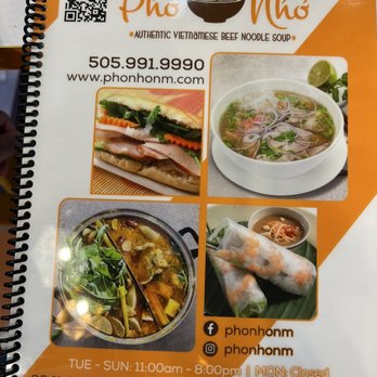 Phở Nhớ - Menu (1/6) - Noodles Near Me - Albuquerque, New Mexico