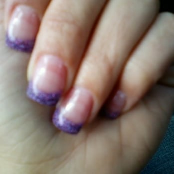 Fashion Nails - light purple glitter tips =) - Nail Salons Near Me - El Cajon, California Fashion Nails - light purple glitter tips =) - Nail Salons Near Me - El Cajon, California