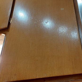 Impressed Reflection Painting - Close up of finish prior to refurbishing/paint - Painters Near Me