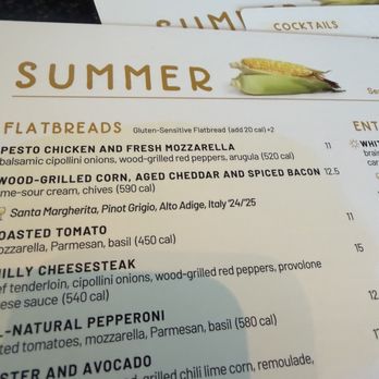 Seasons 52 - Menu section. - New American Near Me - Troy, Michigan