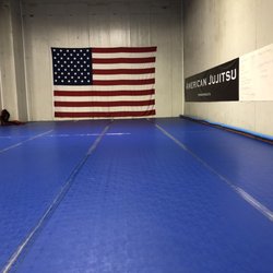 American Jujitsu - Lots of area for drilling and rolling on the mats.