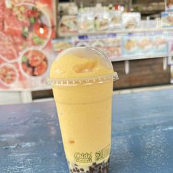 Ohana Yummy BBQ - Mango smoothie with Bubble