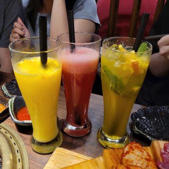 GAN-HOO BBQ - Mango smoothie, watermelon juice, mango mojito - Barbeque Near Me - Flushing, New York GAN-HOO BBQ - Mango smoothie, watermelon juice, mango mojito - Barbeque Near Me - Flushing, New York