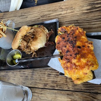 Uncle Jack's Meat House - Brick Pressed Cubano 5 Cheese Mac & Cheese - Steakhouses Near Me - Duluth, Georgia