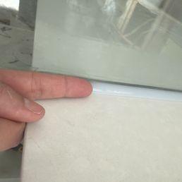 A big gap almost 1 inch A big gap almost 1 inch