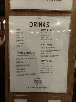 Menu photo 1 Packwood Brewing Co. Packwood, WA