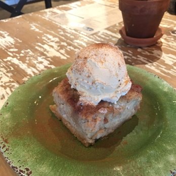 American Grub - Bread Pudding with Vanilla Bean Ice Cream - Burgers Near Me - Tustin, California