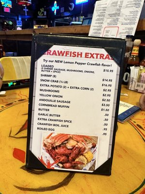 Menu photo 2 Sam's Boat Houston, TX