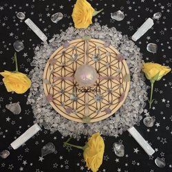Chela’s Chakras - Full moon crystal grid