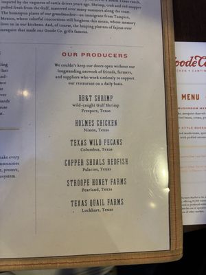 Menu photo 5 Goode Co. Kitchen & Cantina Houston, TX Menu photo 5 Goode Co. Kitchen & Cantina Houston, TX