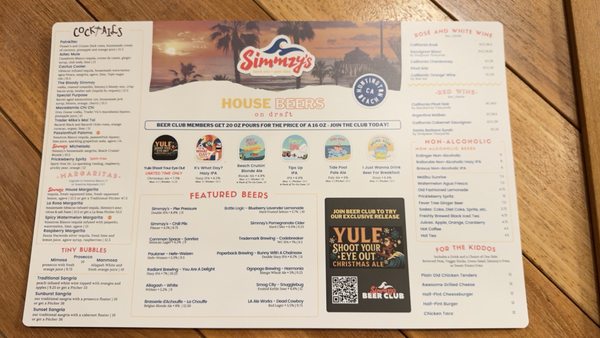 Menu photo 5 Simmzy's Huntington Beach, CA Menu photo 5 Simmzy's Huntington Beach, CA