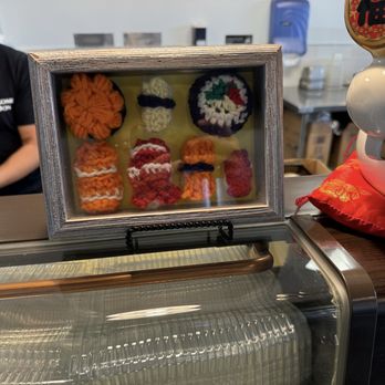 Okome Don - Cute crochet sushi display - Poke Near Me - Houston, Texas
