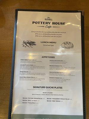 Menu photo 1 Old Mill Pottery House Cafe Pigeon Forge, TN Menu photo 1 Old Mill Pottery House Cafe Pigeon Forge, TN