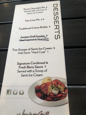 Menu photo 6 Juniper Grill - Peters Township Peters, PA