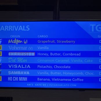 An's Gate D5 - Visit August 2026: Flight board aka menu - Gelato Near Me - Oceanside, California An's Gate D5 - Visit August 2026: Flight board aka menu - Gelato Near Me - Oceanside, California
