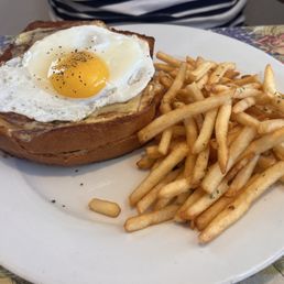 Croque Madame sandwich